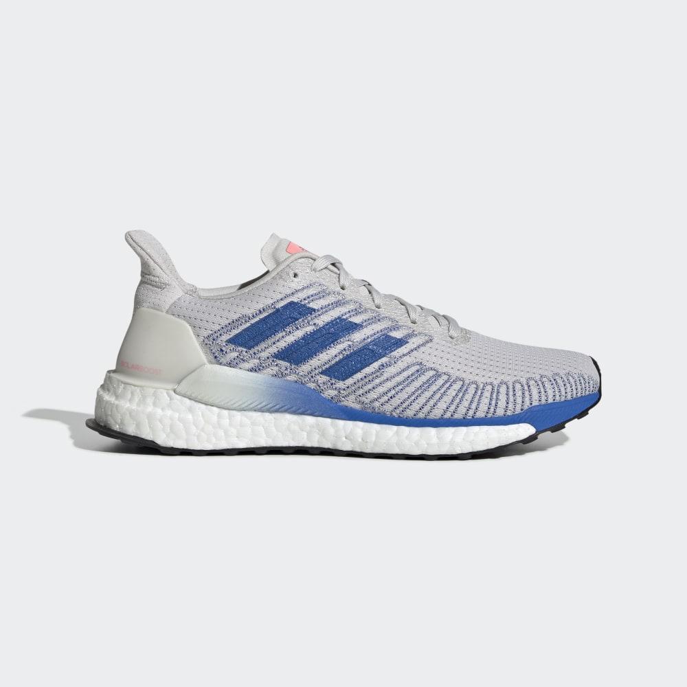 Adidasi Alergare Adidas Solarboost 19 Dama Romania - Gri/Albastri/Rosii Deschis EE4331